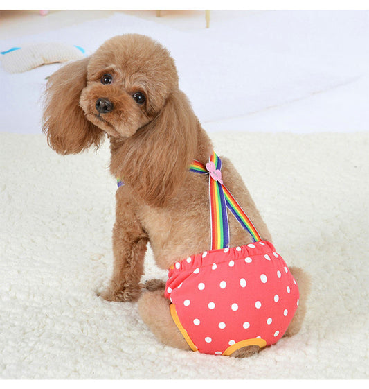 Cute Reusable & Washable Dog Nappy/Diaper