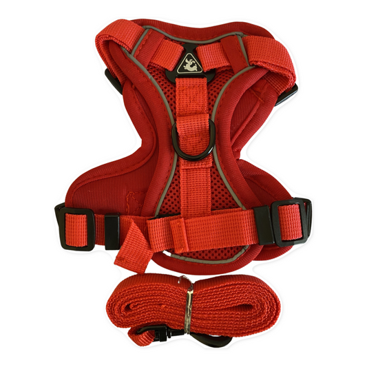 Red Comfortable Dog Harness