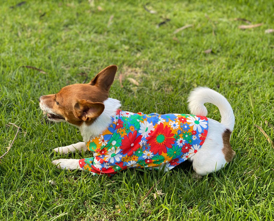 Dog Clothes - Summer Floral Dog Shirt (6995827392706)