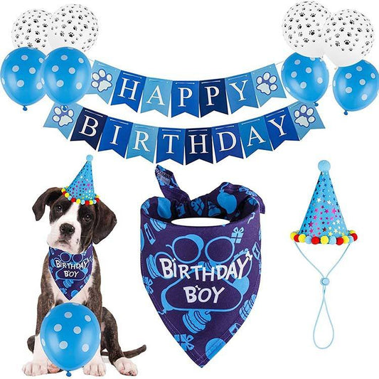 Dog Birthday Decoration Set