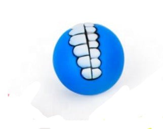 Blue Squeaky Dog Ball 
