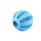 Interactive dog ball blue