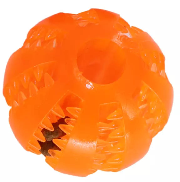interactive dog ball orange